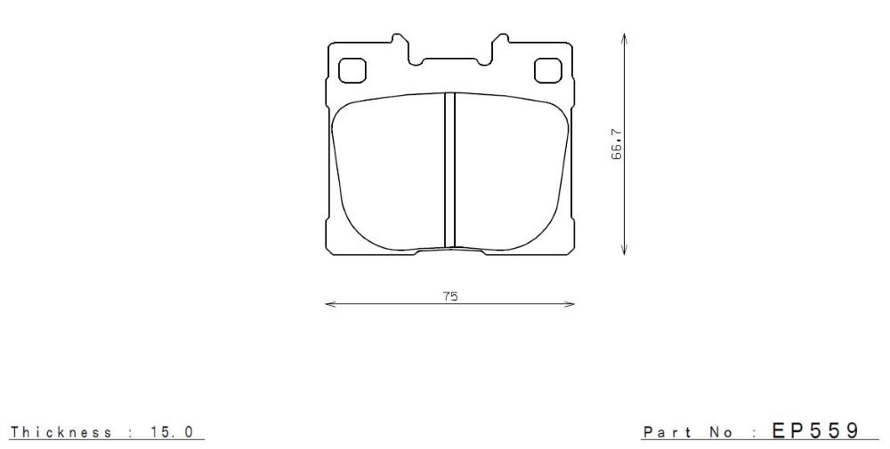 Endless N39S Bremsbeläge Hinterachse für Toyota GR Yaris