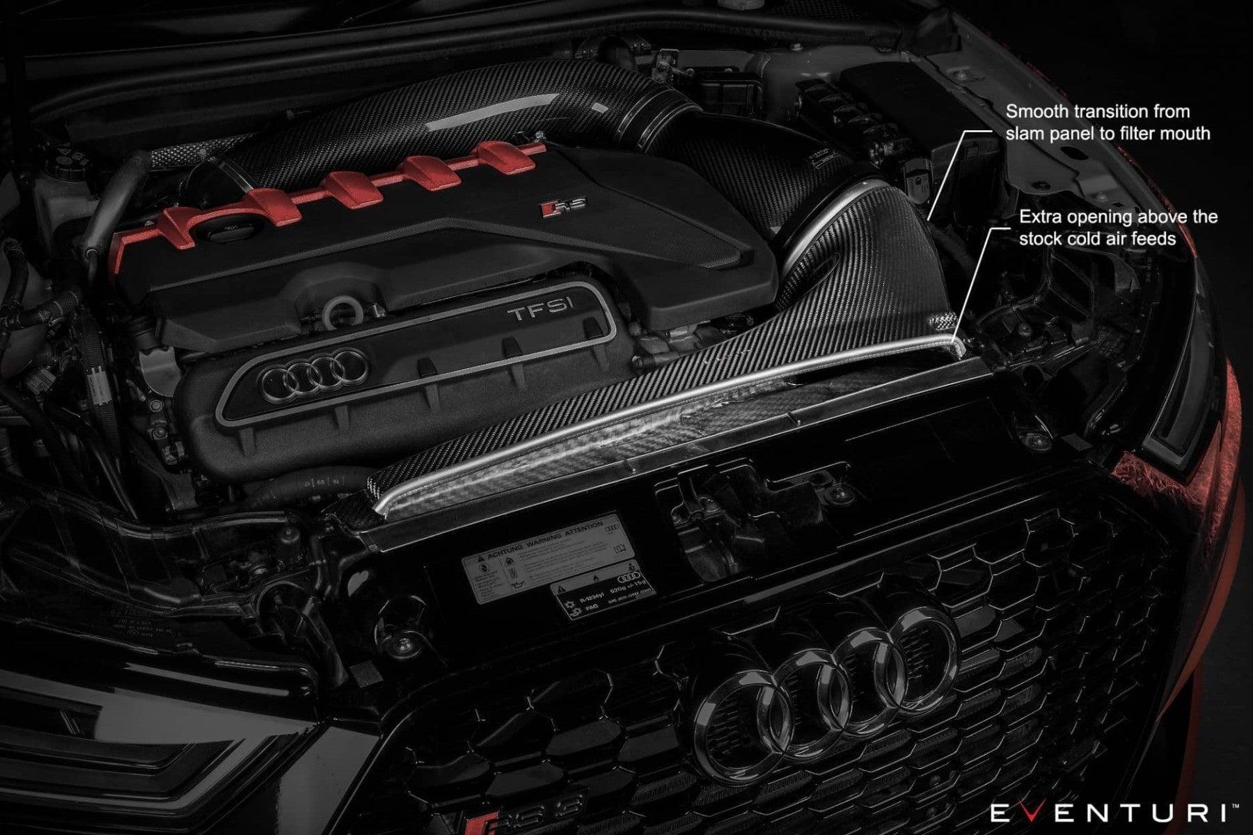 Eventuri Carbon Ansaugsystem STAGE 3 für Audi RS3 8V Facelift und TTRS 8S - UPGRADEMYCAR