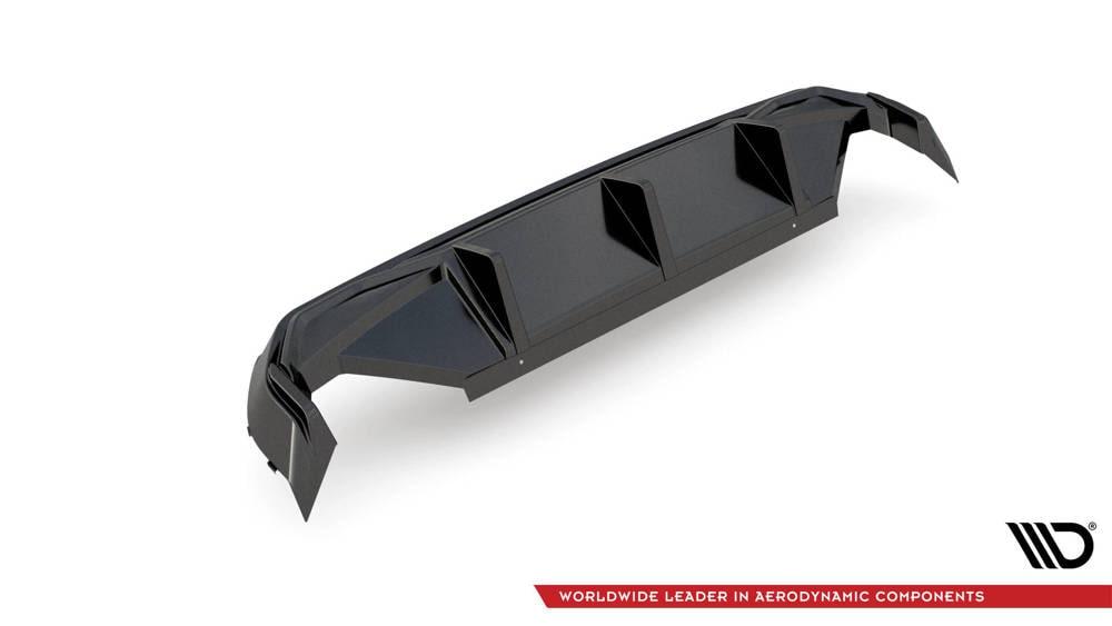 Carbon Heckdiffusor mit Milltek Sport Abgasanlage für BMW 1 F40 M-Paket / M135i von Maxton Design