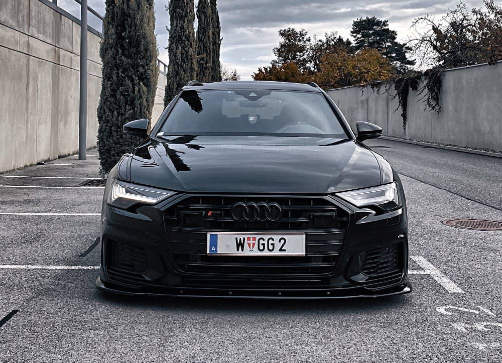 Front Diffusor / Front Splitter / Cup Schwert / Frontansatz V.2 für Audi A6 S-Line / S6 C8 von Maxton 