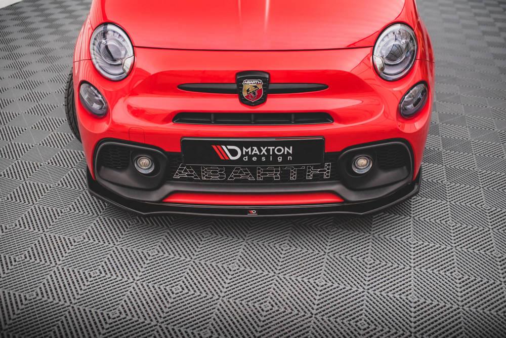 Front Lippe / Front Splitter / Frontansatz für Fiat 500 Abarth Facelift von Maxton Design