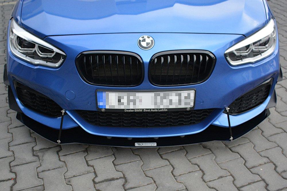 Front Splitter / Cup Schwert / Frontansatz Sport V.1 für BMW 1 F20/F21 M-Power Facelift von Maxton Design