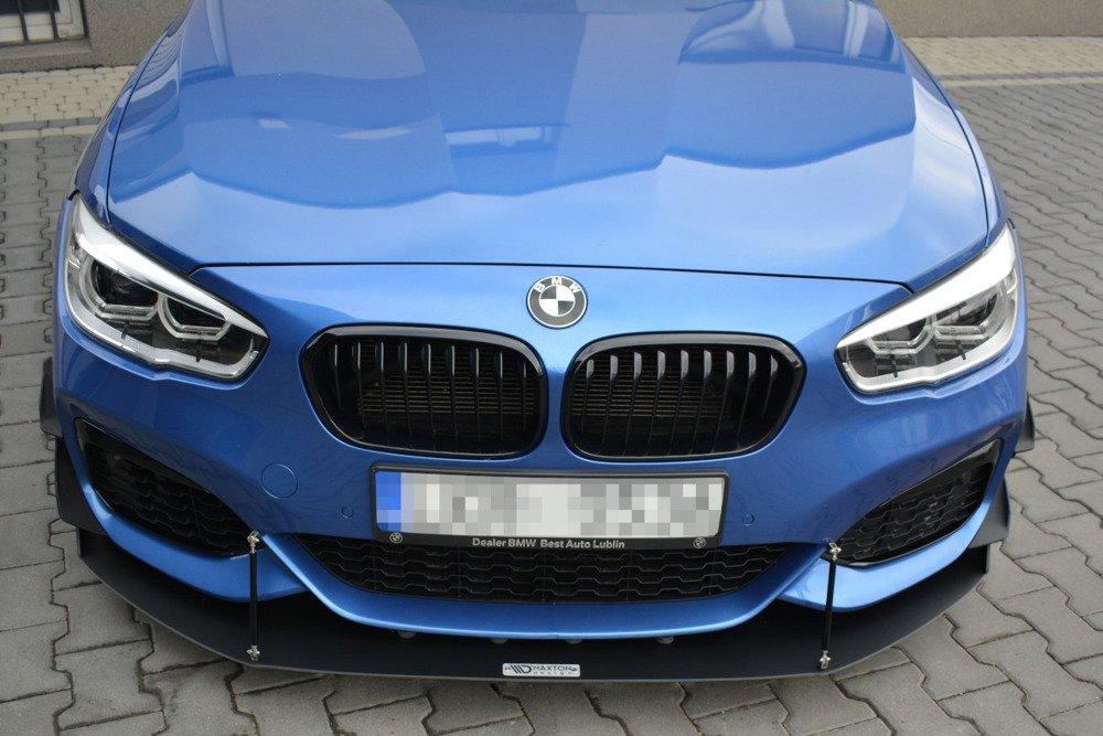 Front Splitter / Cup Schwert / Frontansatz Sport V.2 für BMW 1 F20/F21 M-Power Facelift von Maxton Design