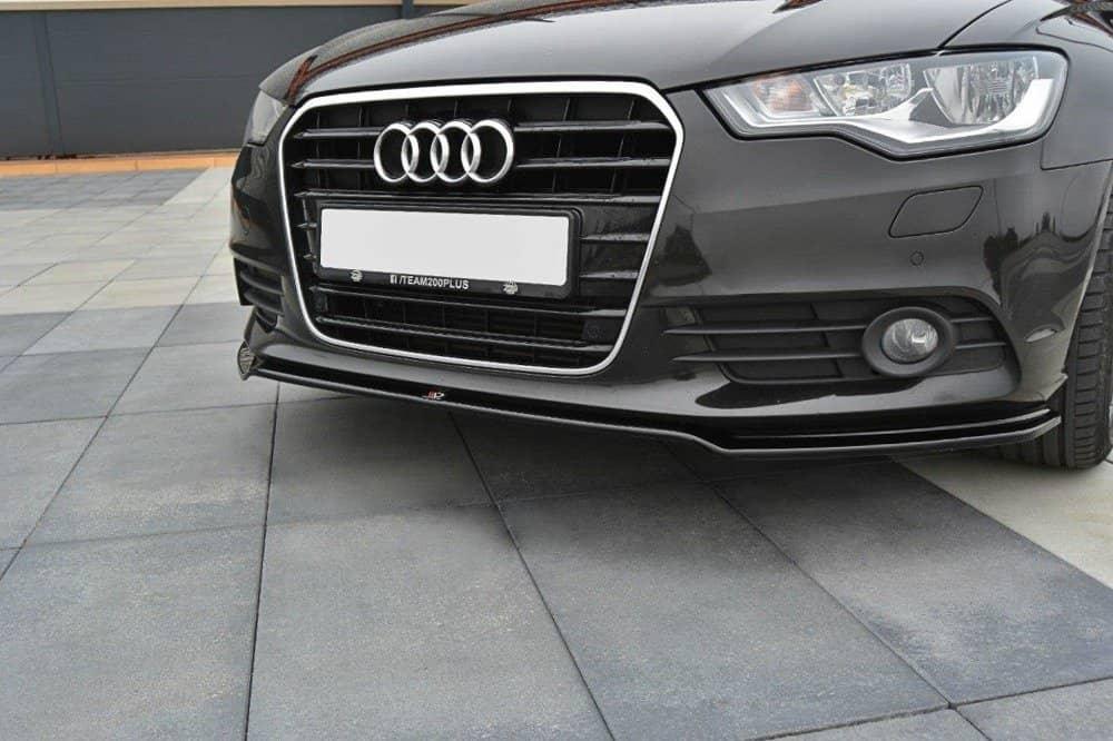 Front Diffusor / Front Splitter / Cup Schwert / Frontansatz für Audi A6 4G von Maxton Design