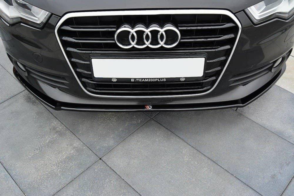 Front Diffusor / Front Splitter / Cup Schwert / Frontansatz für Audi A6 4G von Maxton Design