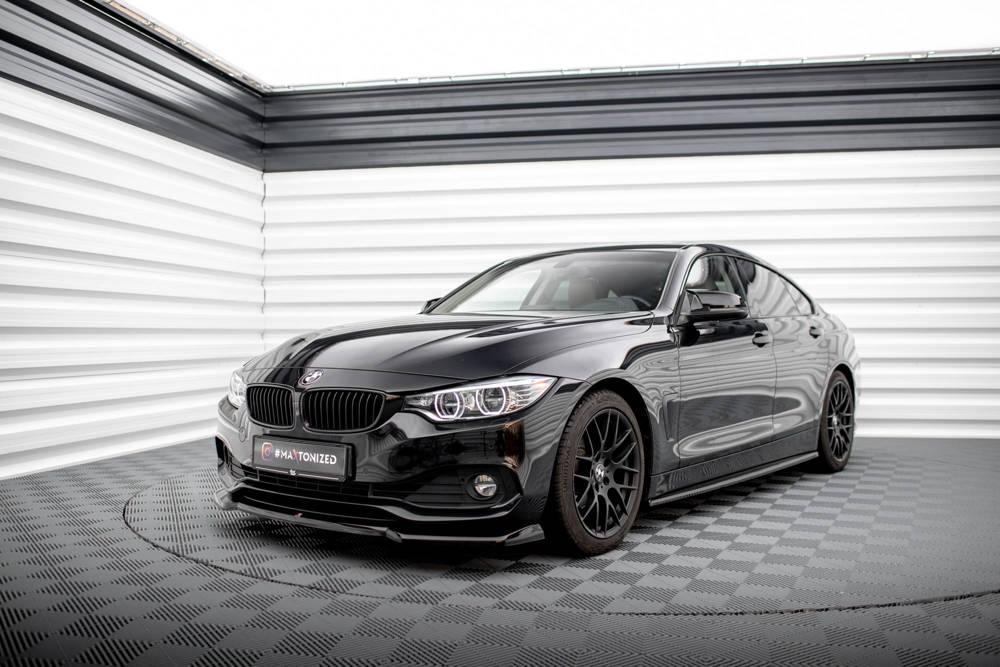 Front Lippe / Front Splitter / Frontansatz V.1 für BMW 4 Grand Coupe F36 von Maxton Design