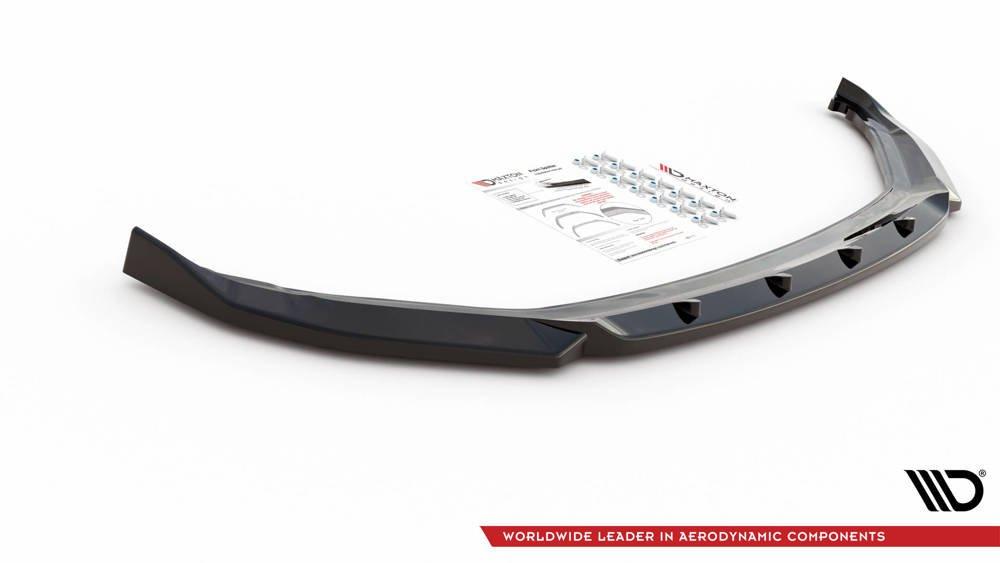 Front Splitter / Cup Schwert / Frontansatz V.1 für Skoda Kamiq von Maxton Design