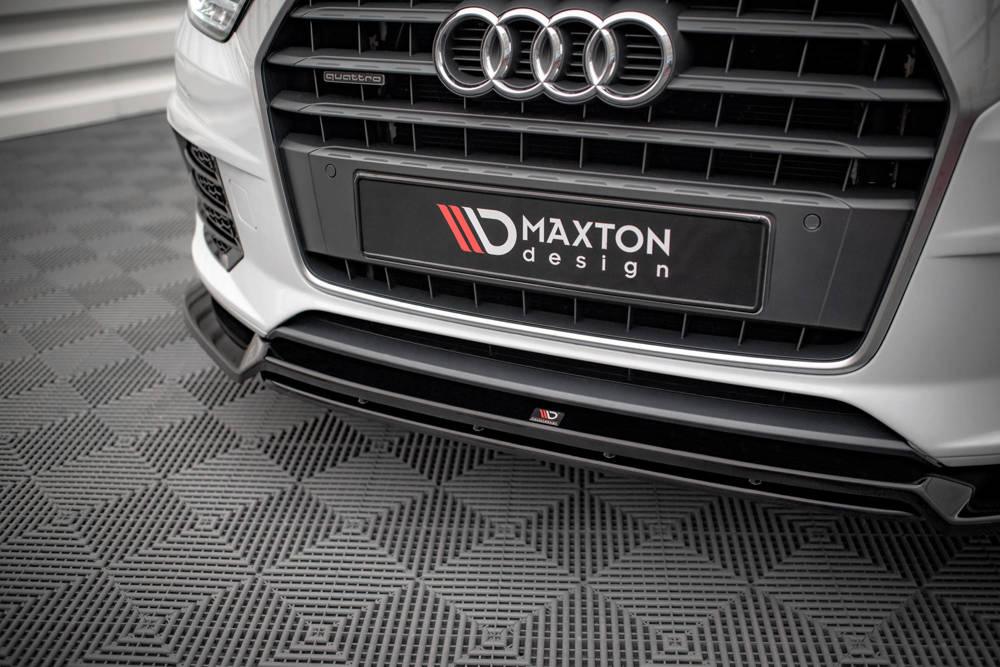 Front Lippe / Front Splitter / Frontansatz V.2 für Audi Q3 Facelift 8U von Maxton Design