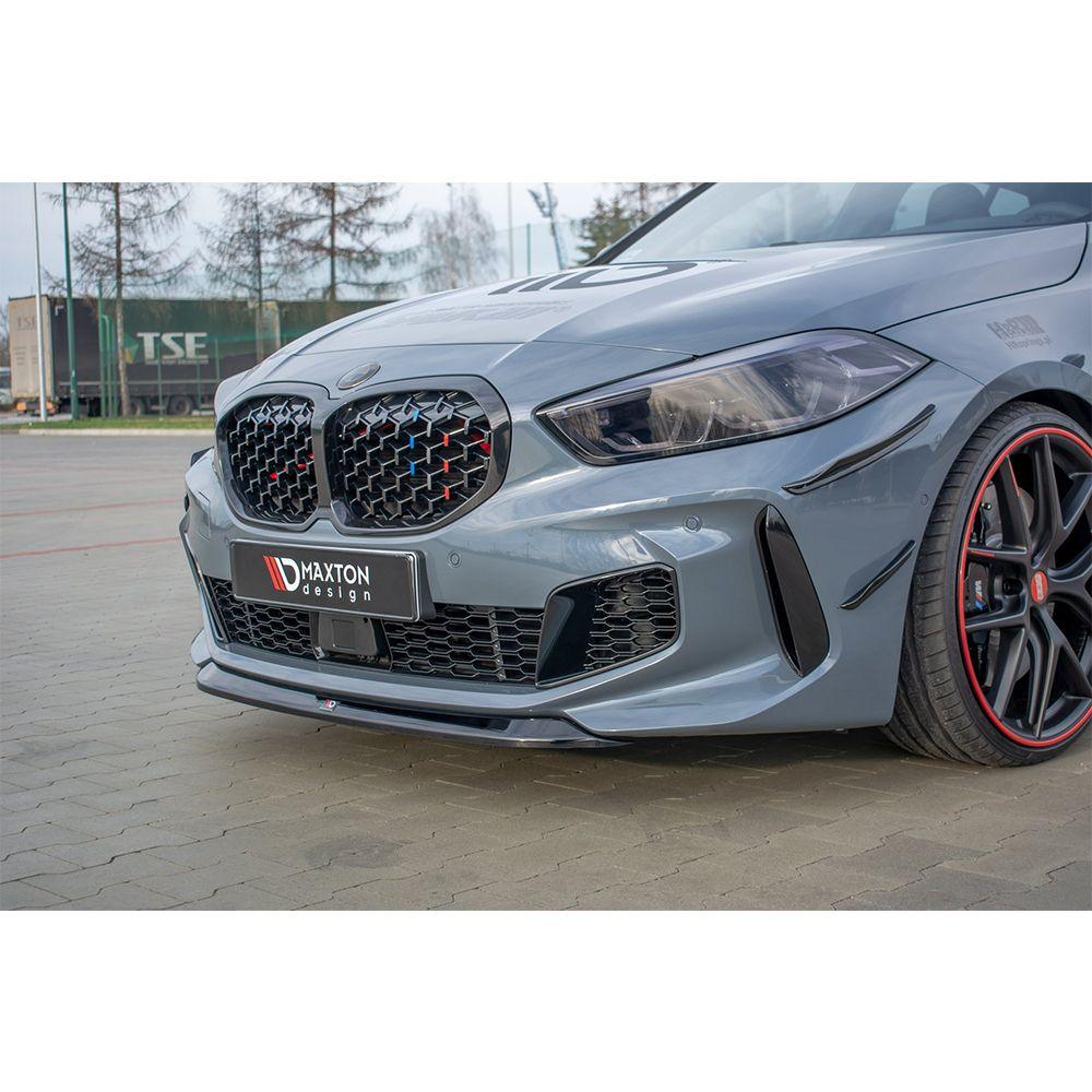 Front Lippe / Front Splitter / Frontansatz V.2 für BMW 1er F40 M135i M-Paket von Maxton Design - UPGRADEMYCAR