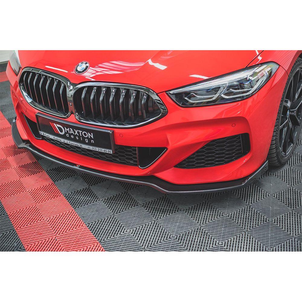 Front Lippe / Front Splitter / Frontansatz V.2 für BMW 8 Coupe / Grand Coupe G15 / G16 M-Paket von Maxton Design - UPGRADEMYCAR