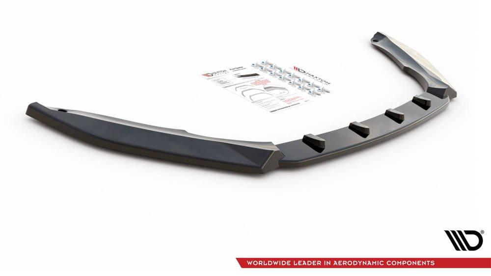 Front Splitter / Cup Schwert / Frontansatz V.2 für Skoda Octavia RS Mk3 Facelift von Maxton Design