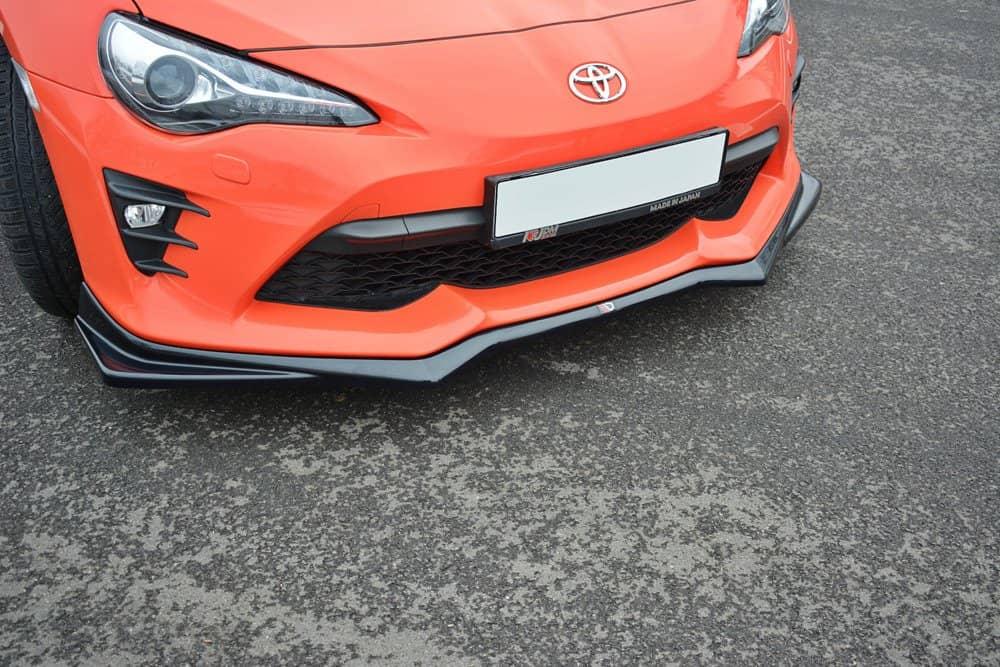 Front Splitter / Cup Schwert / Frontansatz V.2 für Toyota GT86 Facelift ZN6 von Maxton Design