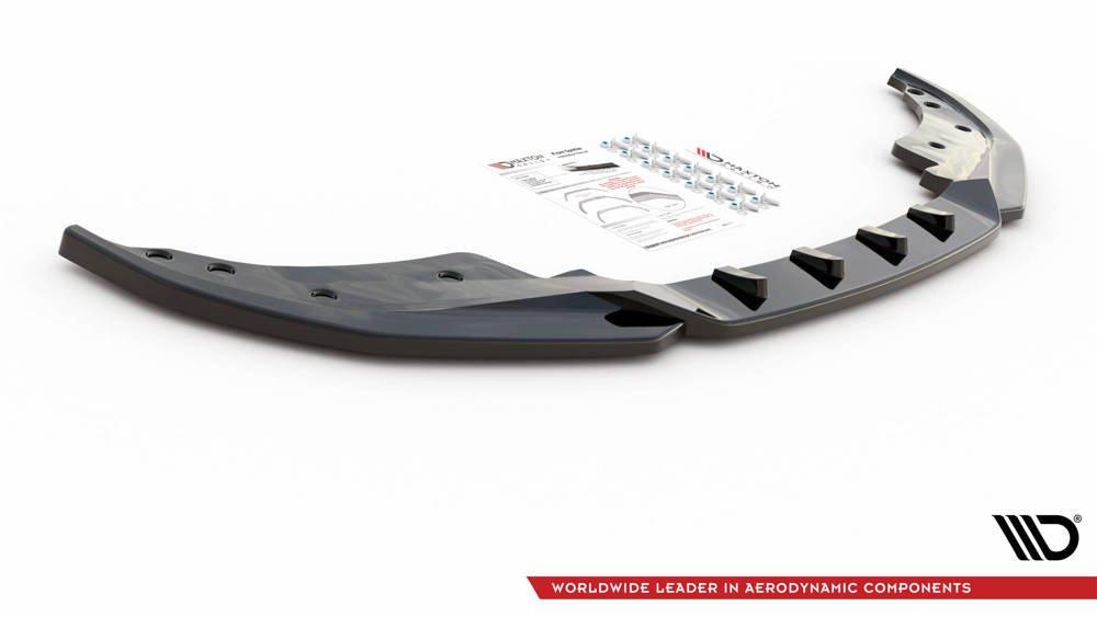 Front Diffusor / Front Splitter / Cup Schwert / Frontansatz V.4 für BMW 4er G22 M-Paket von Maxton Design