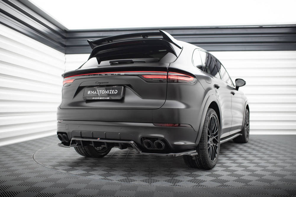 Zentraler Hinterer Splitter für Porsche Cayenne Sport Design 9Y MK3 von Maxton Design