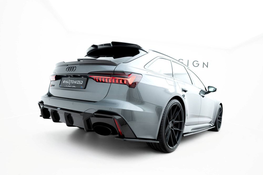 Carbon Heck Diffusor Erweiterung für Audi RS6 C8 von Maxton Design