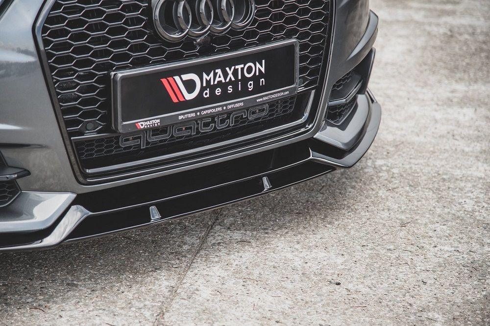 Front lip / front splitter / front apron for Audi S6 / A6 S-Line C7 FL by Maxton Design