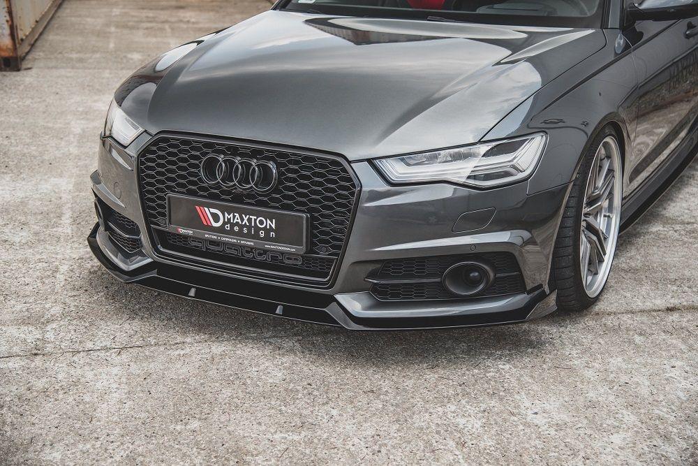 Front lip / front splitter / front apron for Audi S6 / A6 S-Line C7 FL by Maxton Design