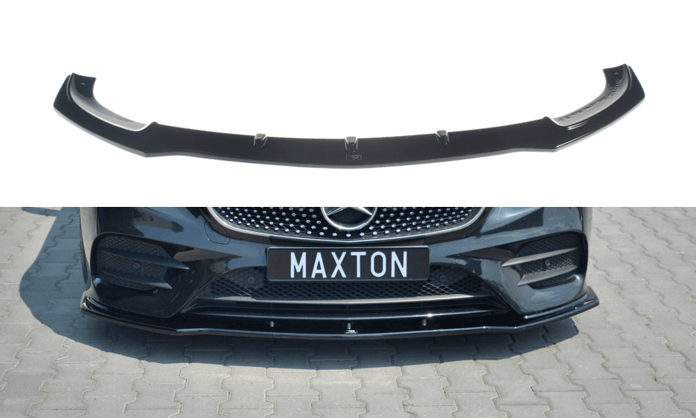 Front Diffusor / Front Splitter / Cup Schwert / Frontansatz V.1 für Mercedes - Benz E-Klasse W213 Coupe (C238) AMG-Line von Maxton Design