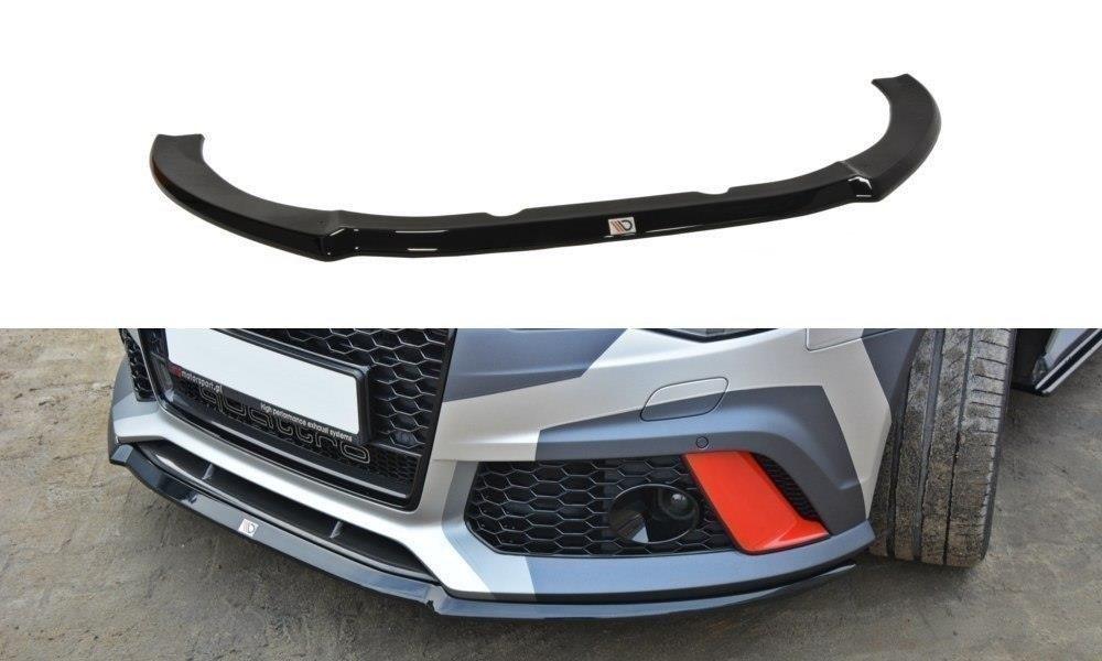 Front lip / front splitter / front approach V.2 for Audi RS6 C7 from Maxton Design 