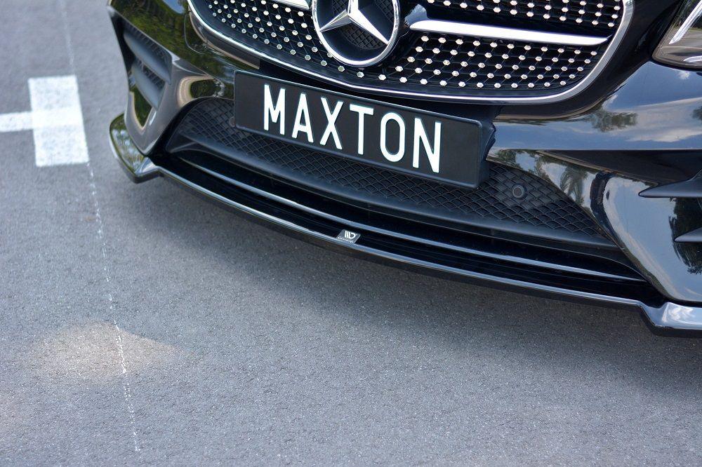 Front lip / front splitter / front approach V.2 for Mercedes E-Class W213 Coupe (C238) AMG-Line from Maxton Design 