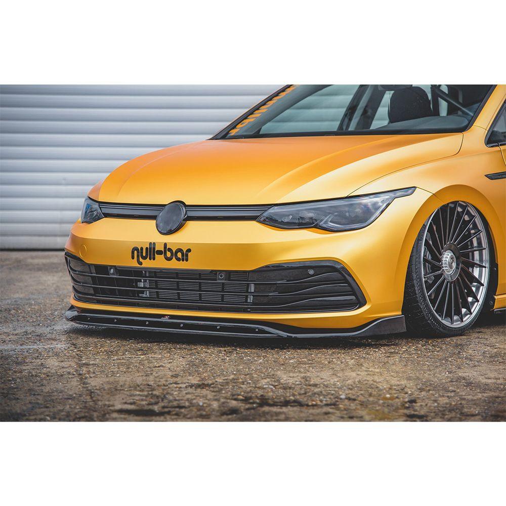 Front lip / front splitter / front approach V.2 for VW Golf 8 from Maxton Design 