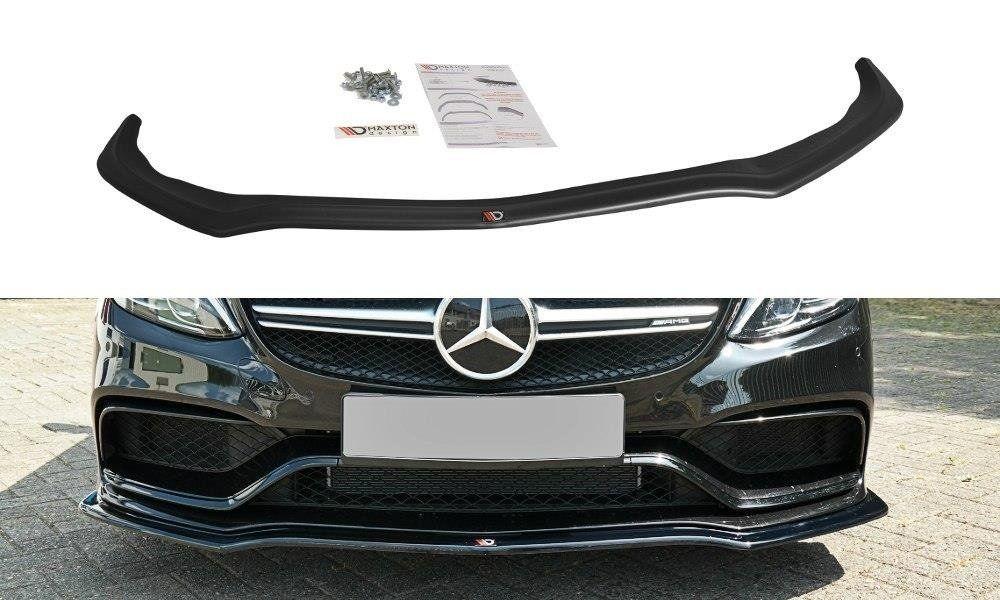 Front lip / front splitter / front approach V.1 for Mercedes C-Class S205 63 AMG T-Model from Maxton Design 