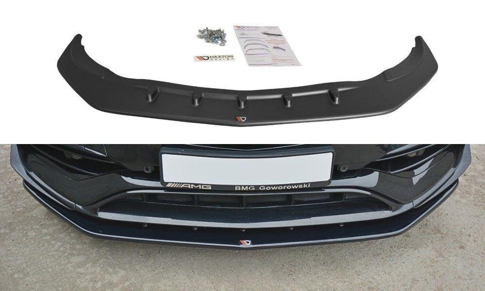 Front lip / front splitter / front approach V.1 for Mercedes CLA A45 AMG C117 Facelift from Maxton Design 