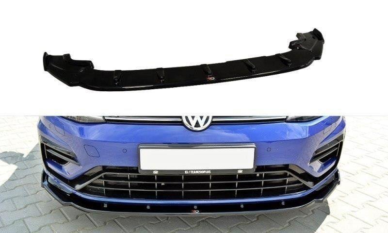 Front lip / front splitter / front approach V.1 for VW Golf 7 R Facelift from Maxton Design 