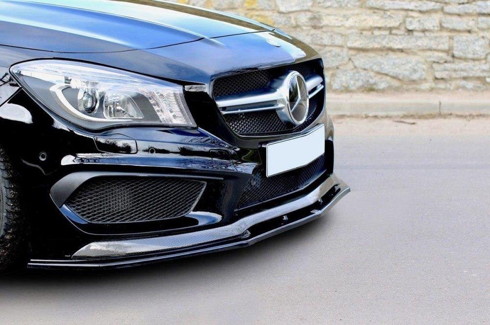 Front lip / front splitter / front approach V.2 for Mercedes CLA 45 AMG C117 from Maxton Design 