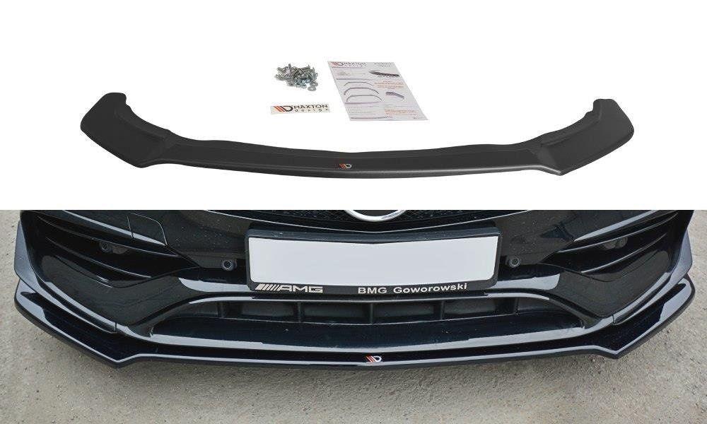 Front lip / front splitter / front approach V.2 for Mercedes CLA A45 AMG C117 Facelift from Maxton Design 