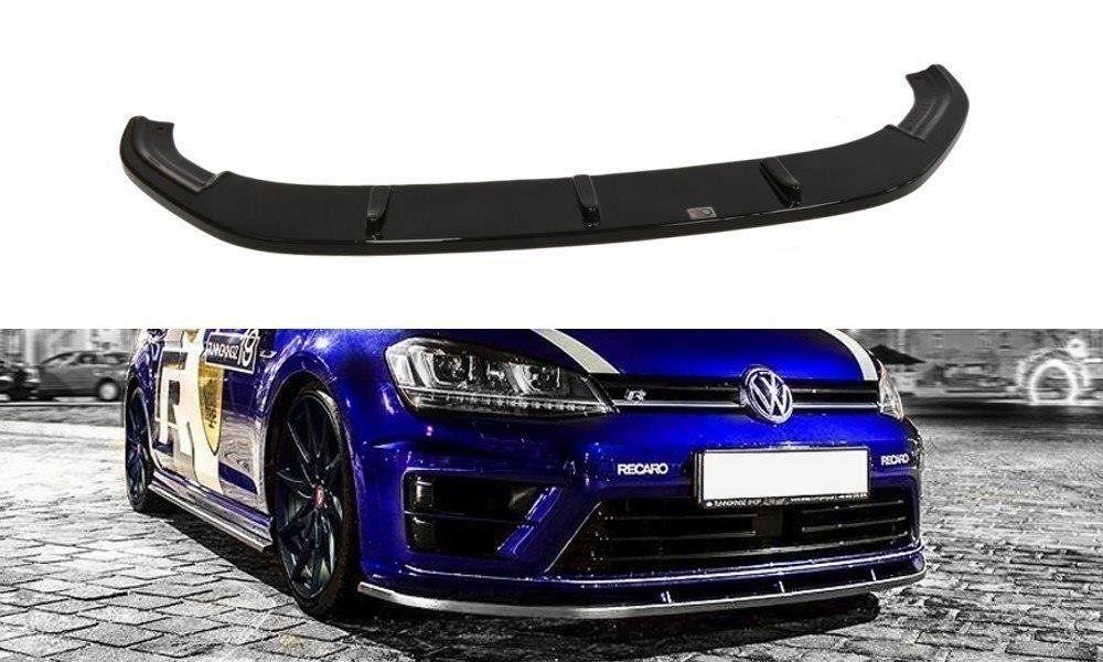 Front Diffusor / Front Splitter / Cup Schwert / Frontansatz V.1 für VW Golf 7 R von Maxton Design