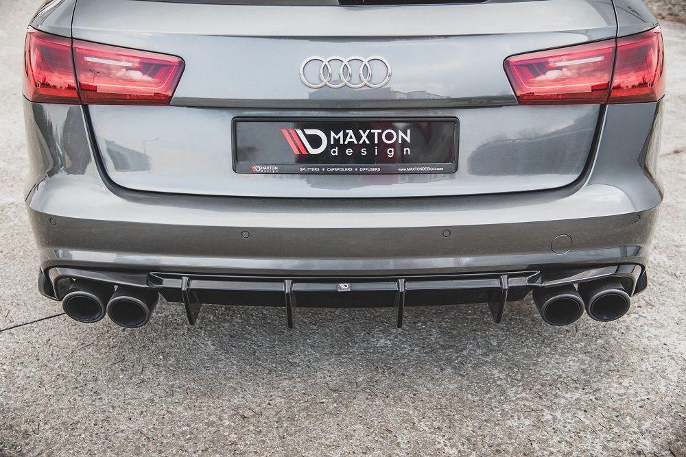 Heck Diffusor für Audi A6 S-Line C7 FL von Maxton Design