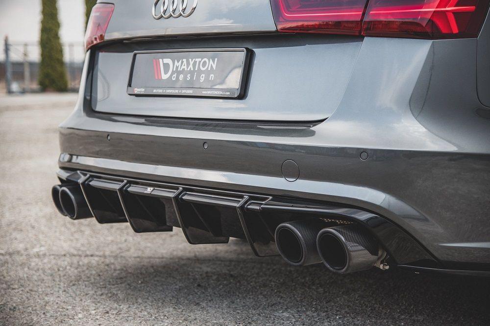 Heck Diffusor für Audi A6 S-Line C7 FL von Maxton Design