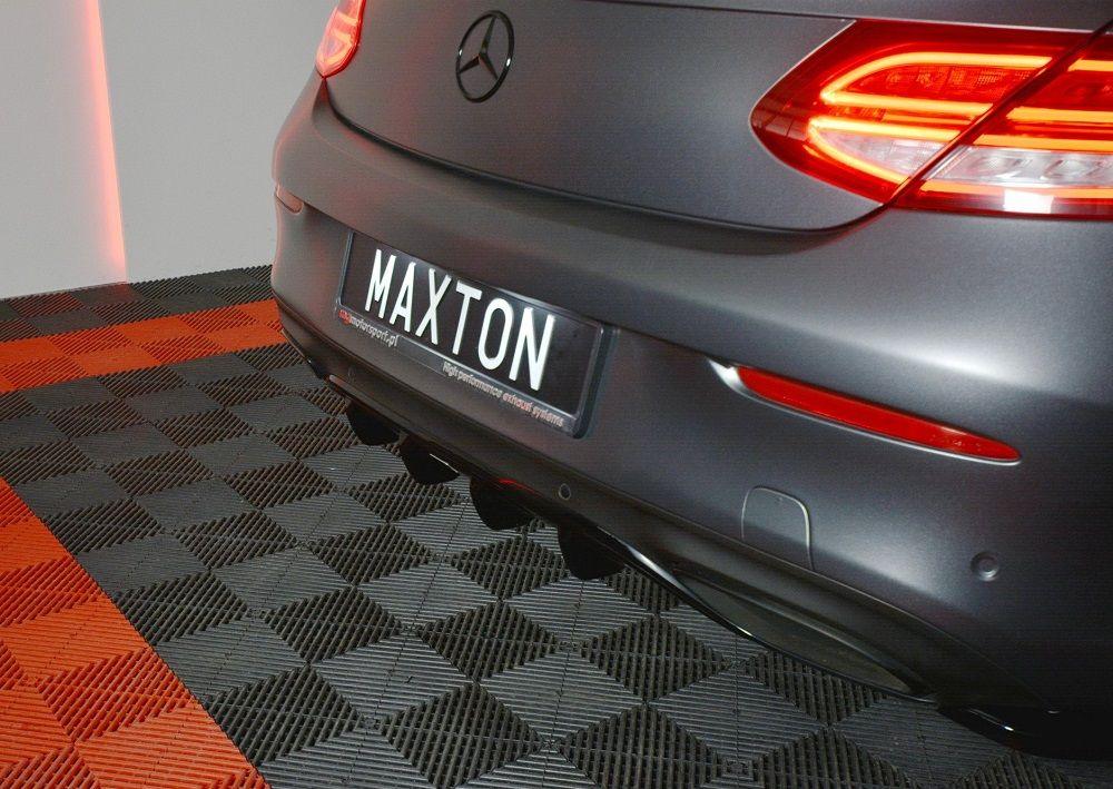 Rear diffuser extension for Mercedes - Benz C-Class W205 Coupe AMG-Line by Maxton Design 