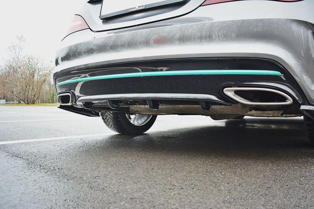 Rear diffuser extension for Mercedes CLA C117 AMG-Line Facelift from Maxton Design 