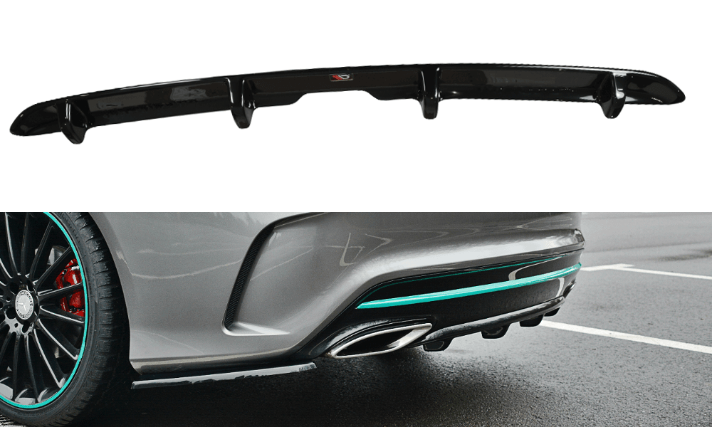 Rear diffuser extension for Mercedes CLA C117 AMG-Line Facelift from Maxton Design 