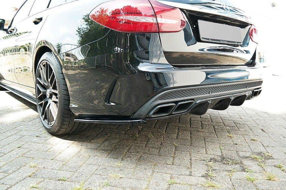 Rear diffuser extension for Mercedes C-Class S205 63 AMG T-Model from Maxton Design 