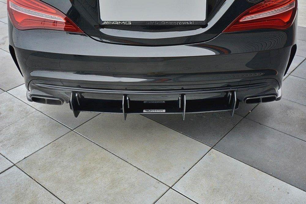 Rear diffuser extension for Mercedes CLA A45 AMG C117 Facelift from Maxton Design 