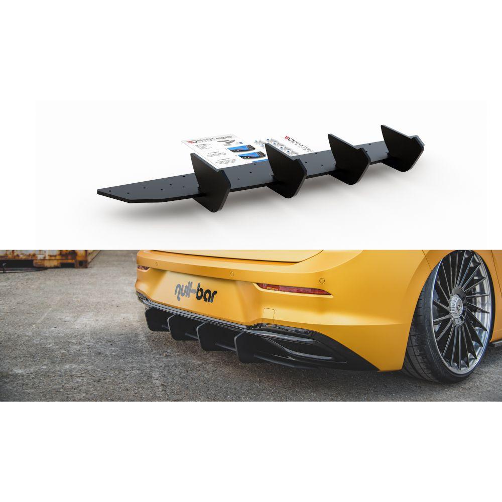 Rear diffuser extension V.2 for VW Golf 8 from Maxton Design 