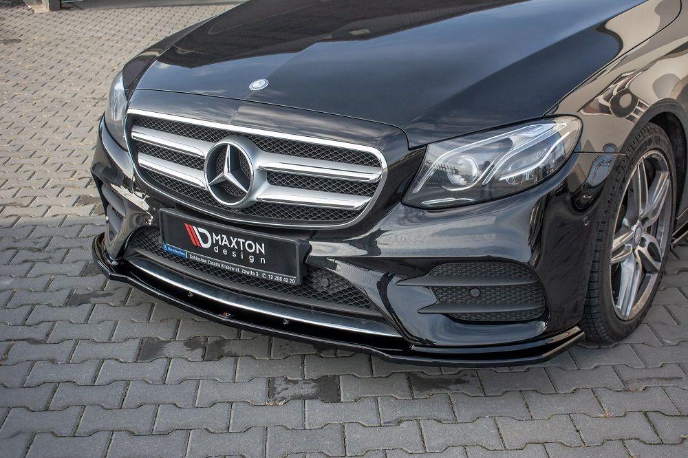 Front lip / front splitter / front approach for Mercedes Benz E-Class E43 AMG / AMG-Line W213 from Maxton Design 