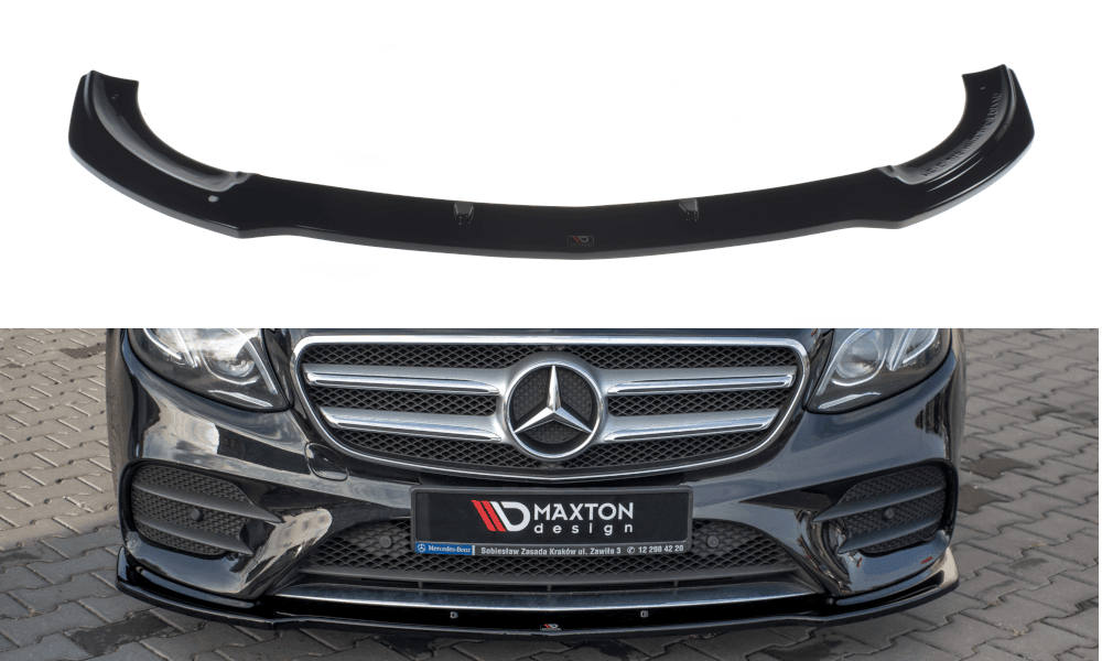 Front lip / front splitter / front approach for Mercedes Benz E-Class E43 AMG / AMG-Line W213 from Maxton Design 