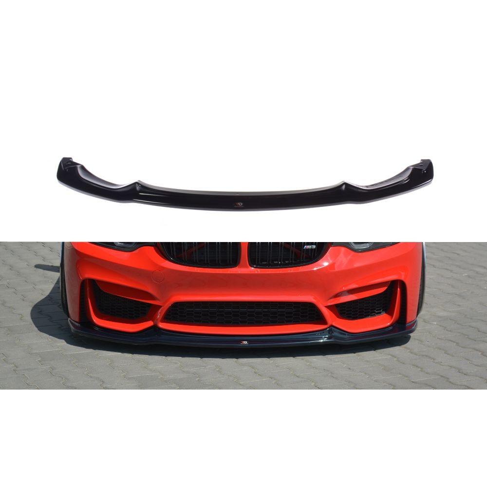 Front lip / front splitter / front approach V.1 for BMW M3 F80 from Maxton Design 