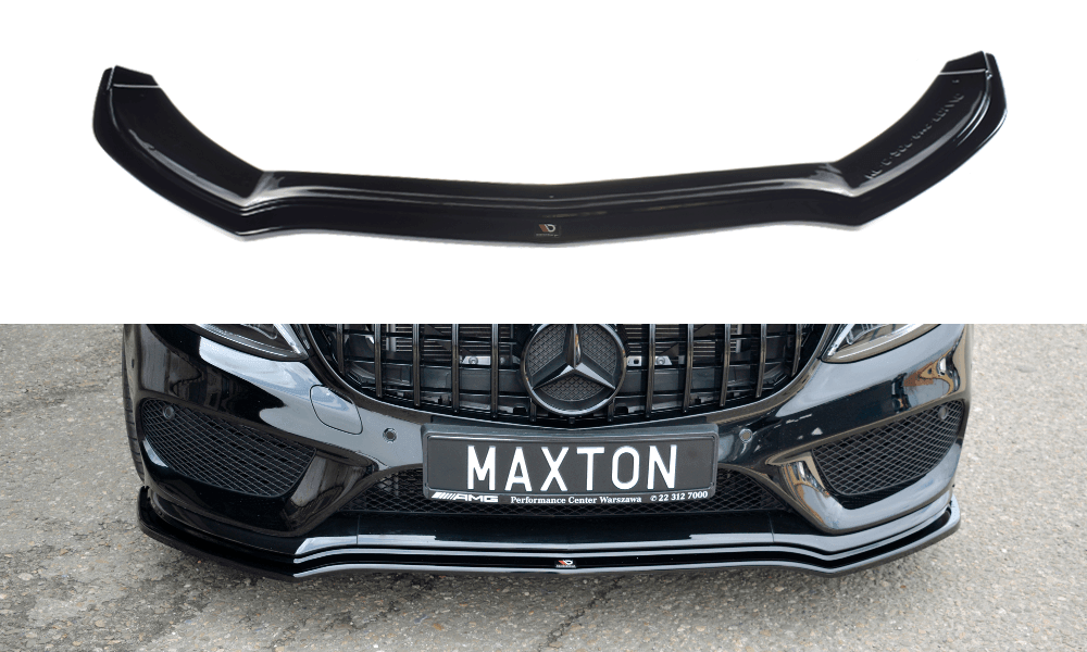 Front lip / front splitter / front approach V.1 for Mercedes Benz C-Class C43 AMG W205 from Maxton Design 