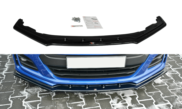 Front Splitter / Cup Schwert / Frontansatz V.1 für Subaru BRZ Facelift AS1 von Maxton Design