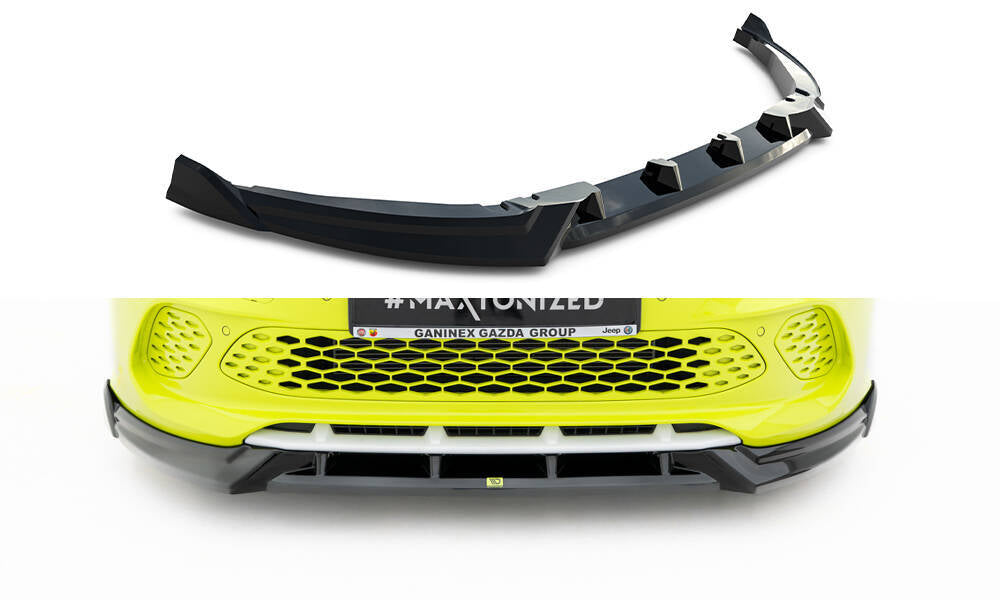 Front Lippe / Front Splitter / Frontansatz für Abarth 500e von Maxton Design