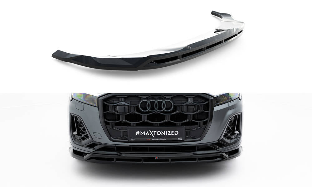 Front Lippe / Front Splitter / Frontansatz für Audi Q7 S-Line Mk2 (4M) Facelift 2 von Maxton Design