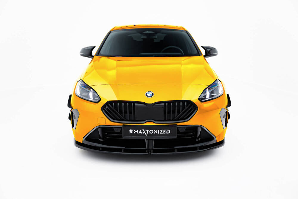 Front Lippe / Front Splitter / Frontansatz V.1 für BMW 1 M-Paket F70 von Maxton Design