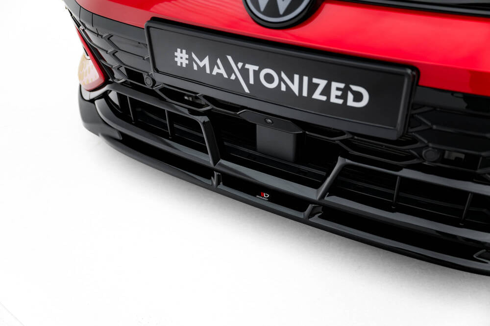 Front Lippe / Front Splitter / Frontansatz V.1 für VW Golf GTI Clubsport Mk8 Facelift von Maxton Design