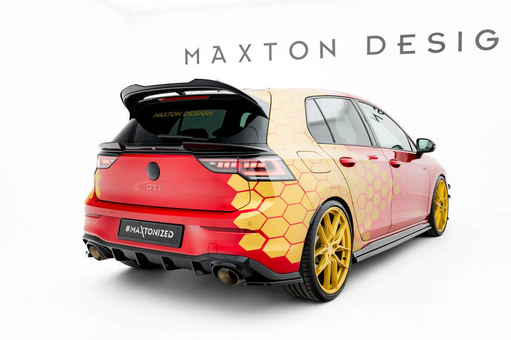 Seitliche Heck Diffusor Erweiterung V.2 für VW Golf GTI Clubsport Mk8 Facelift von Maxton Design