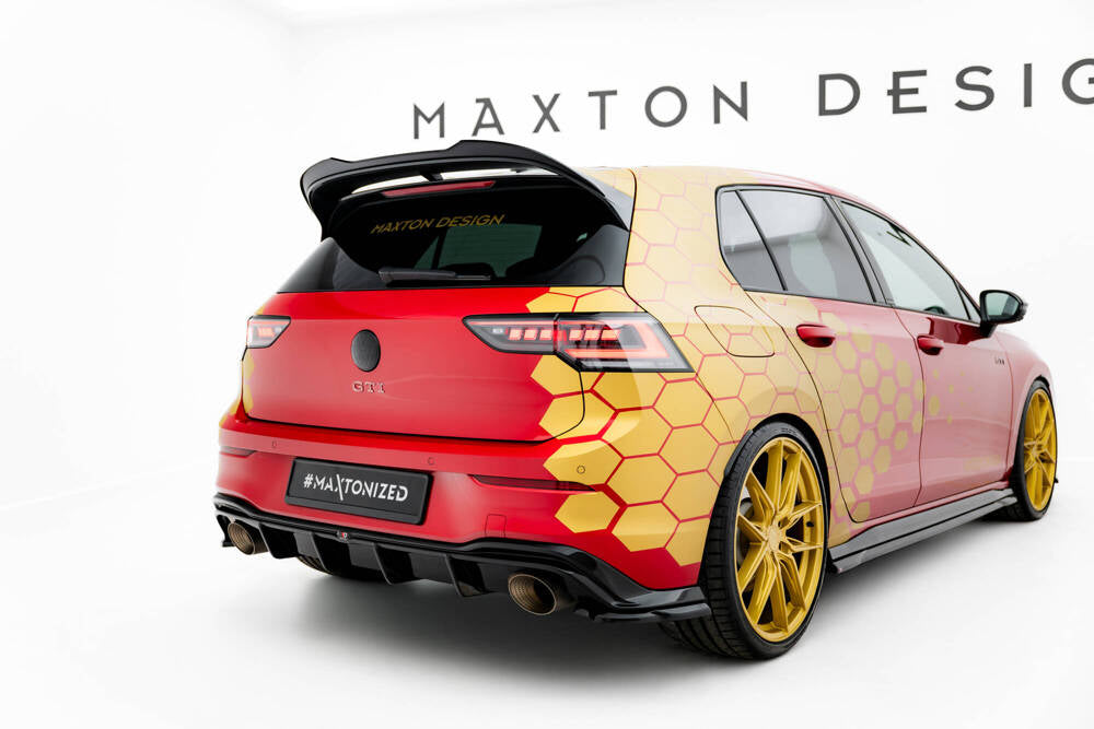 Seitliche Heck Diffusor Erweiterung V.3 für VW Golf GTI Clubsport Mk8 Facelift von Maxton Design